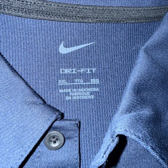 Nike Blue Men's Polo Shirt - Picture 1 of 2